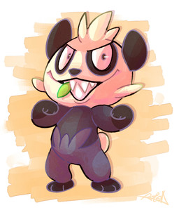 ambiguous_gender bear black_fur fur looking_at_viewer mammal nintendo pancham panda pokémon solo teeth vaporotem video_games white_fur
Rating: Safe
Score: 1
User: DeltaFlame
Date: February 24, 2015 ambiguous_gender bear black_fur fur looking_at_viewer mammal nintendo pancham panda pokémon solo teeth vaporotem video_games white_fur
Rating: Safe
Score: 1
User: DeltaFlame
Date: February 24, 2015
