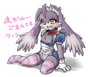 <3 anthro black_fur blush collar crossdressing fur gloves japanese_text klonoa klonoa_(series) legwear looking_at_viewer maid_uniform male mammal nipples open_mouth plain_background shaolin_bones sitting solo stockings text translation_request white_background white_fur yellow_eyes
Rating: Questionable
Score: 8
User: Granberia
Date: September 16, 2014 <3 anthro black_fur blush collar crossdressing fur gloves japanese_text klonoa klonoa_(series) legwear looking_at_viewer maid_uniform male mammal nipples open_mouth plain_background shaolin_bones sitting solo stockings text translation_request white_background white_fur yellow_eyes
Rating: Questionable
Score: 8
User: Granberia
Date: September 16, 2014