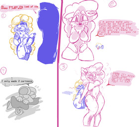 balls death duo female forced genitals male male/female profanity text young bovid canid canine canis caprine humanoid mammal sheep wolf absurd_res comic english_text hi_res