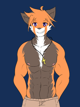 anthro areola boxers_(clothing) brown_body brown_fur clothing cross cross_necklace fur grin jewelry looking_at_viewer male multicolored_body multicolored_fur muscular muscular_anthro muscular_male navel necklace nipples orange_body orange_fur pecs purple_eyes simple_background smile solo teeth transparent_background underwear white_body white_fur shirokoi repeat_(visual_novel) owen_(repeat) ailurid mammal red_panda 3:4 alpha_channel