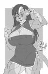 anthro athletic big_breasts breasts female gift huge_breasts muscular muscular_female adagadeprata folk-dude-philip risew felid lion mammal pantherine hi_res monochrome