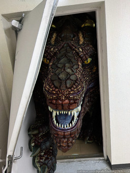 ambiguous_gender broken_door door doorway feral looking_at_viewer multicolored_body realistic red_body scales solo stripes two_tone_body apollo_(artist) arnold_(software) european_mythology mythology nova_(apollo) dragon mythological_creature mythological_scalie scalie western_dragon 3:4 3d_(artwork) autodesk_maya_(artwork) digital_media_(artwork) hi_res meme substance_painter_(artwork) zbrush_(artwork) female_(lore)