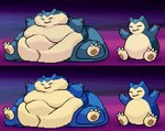 ambiguous_gender anthro belly belly_overhang big_butt butt chubby_cheeks fangs fat_arms gradient_background immobile morbidly_obese navel obese open_mouth overweight simple_background sitting teeth thick_thighs yawn actualblueblu third-party_edit nintendo pokemon generation_1_pokemon pokemon_(species) snorlax animated digital_media_(artwork) pixel_(artwork) short_playtime