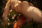 anal anal_penetration anthro anthro_penetrated bottomless bottomless_female butt clothed clothing cowl day detailed_background duo female female_on_human female_penetrated forest forest_background from_behind_position fur genitals grass hood human_on_anthro human_penetrating human_penetrating_anthro humanoid_genitalia humanoid_penis interspecies larger_human larger_male looking_pleasured male male/female male_on_anthro male_penetrating male_penetrating_female nature nature_background nude outside penetration penile penile_penetration penis penis_in_ass plant prone_bone_position red_body red_fur sex size_difference smaller_anthro smaller_female smile tree white_body vlad-lox dota valve hoodwink_(dota) human hybrid mammal rodent sciurid tree_squirrel 3:2 3d_(artwork) 3d_animation animated digital_media_(artwork) hi_res loop no_sound short_playtime webm