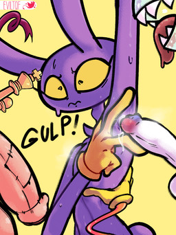 armpit_fetish armpit_play bodily_fluids chest_tuft clothed clothing doll eyelashes foreskin genital_fluids genitals gloves grope groping_from_behind group gulp_(sound_effect) gynomorph handwear humanoid_genitalia humanoid_penis imminent_sex intersex intersex/male long_eyelashes male mask musk penis penis_on_armpit precum purple_body question_mark questionable_consent rag_doll_(toy) sharp_teeth simple_background spiral spiral_eyes spreading swallowing sweat sweatdrop teeth tongue tongue_out tuft unusual_anatomy unusual_genitalia unusual_penis eviltqf glitch_productions the_amazing_digital_circus bubble_(tadc) gangle_(tadc) jax_(tadc) kinger_(tadc) pomni_(tadc) ragatha_(tadc) zooble_(tadc) animate_inanimate digital_creature humanoid lagomorph leporid living_chess_piece living_doll living_mask living_toy mammal rabbit hi_res