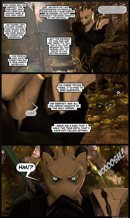 5_fingers anthro clothed clothed_anthro clothed_male clothing dialogue duo female fingers gloves green_body green_scales handwear humanoid_hands larger_female male melee_weapon nature navel outside partially_submerged praying scales shoulder_pads size_difference smaller_male speech_bubble swamp sword text water weapon white_body white_scales reindeerviking petruz_(modeler) aquarius_(petruz) lana_(greene117) crocodile crocodilian lizard reptile scalie 3d_(artwork) absurd_res comic digital_media_(artwork) english_text hi_res source_filmmaker_(artwork) unavailable_at_source