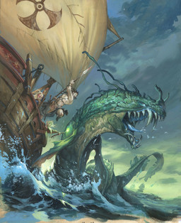 cloud detailed_background feral green_body green_scales group holding_melee_weapon holding_object holding_polearm holding_spear holding_weapon jumping male melee_weapon muscular muscular_male outside polearm sailing_ship sailing_watercraft scales sharp_teeth ship spear sword tail teeth tongue tongue_out vehicle watercraft weapon jesper_ejsing fantasy_flight_games jewish_mythology mythology aquatic_dragon dragon human leviathan mammal marine mythological_creature mythological_marine mythological_scalie scalie 2009 absurd_res hi_res official_art