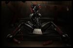 2014 ball_gag bound breasts dildo english_text equine female gag hair horse looking_at_viewer mammal mattress rubber sex_toy solo spread_legs spreading statik suit text
Rating: Questionable
Score: 7
User: Finchmaster
Date: April 07, 2014