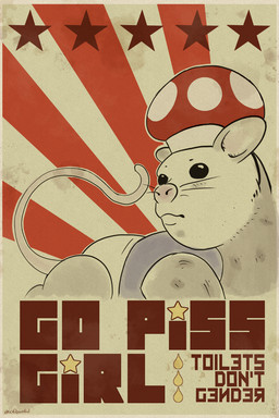 ambiguous_gender clothing feral fungus fur grey_body grey_fur hat headgear headwear mushroom mushroom_cap simple_background solo star tail text topwear vest whiskers eezforme drawfee_(copyright) todd_(from_mario) american_opossum mammal marsupial virginia_opossum 2:3 digital_media_(artwork) english_text hi_res