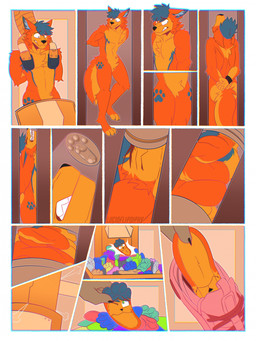 4_toes anthro claws clothing compressed duo feet flattened flattening_fetish foot_fetish foot_play inside_clothing inside_shoe insole male male/male nude paws permanent recycling tail toe_claws toes transformation trapped_in_clothing trapped_in_shoe luciotheartistxy squishdingo_(character) canid canine canis dingo mammal comic hi_res