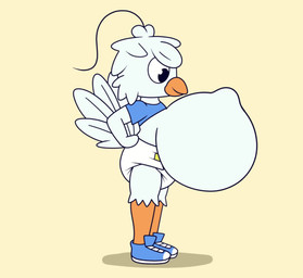 anthro beak clothed clothing death diaper diaper_disposal diaper_fetish digestion fatal_vore feathers feces footwear heart_symbol looking_at_belly looking_down male onomatopoeia oral_vore pooping raised_clothing raised_shirt raised_topwear rapid_digestion rumbling_stomach shirt shoes sneakers soiled_diaper soiling soiling_diaper solo sound_effects struggling struggling_prey tail tail_feathers text tongue tongue_out topwear unclean_diaper used_diaper using_diaper vore young young_pred nyxiettenyxstar nyx_(nyxiette) avian bird columbid pigeon animated frame_by_frame short_playtime sound video
