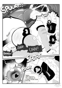 age_difference animal_genitalia animal_penis anthro armwear big_breasts big_butt blush blush_lines bodily_fluids border breasts butt canine_genitalia canine_penis cervical_penetration clothing cum cum_in_uterus cum_in_vagina cum_inside cum_request cybernetics dialogue dominant dominant_female duo encouragement female fishnet_armwear fishnet_clothing fishnet_legwear fishnet_thigh_highs from_front_position fur genital_fluids genitals glistening glistening_butt grabbing_sheets heart_symbol impregnation impregnation_request inbreeding incest_impregnation insemination_request internal internal_vaginal larger_anthro larger_female legwear machine male male/female mating_press mature_anthro mature_female moan natural_breasts neck_tuft older_female onomatopoeia orgasm orgasm_face ovum ovum_with_heart penetration penile penile_penetration penis penis_in_vagina pinned protogen_armor protogen_visor screen screen_face sex size_difference smaller_anthro smaller_male son_cumming_in_mother son_impregnating_mother son_penetrating_mother sound_effects speech_bubble sperm_cell sperm_dominating_ovum submissive submissive_male sweat sweaty_breasts text thigh_highs tuft uterus vaginal vaginal_penetration white_border younger_male jadenarts jaden_(jadenarts) smeg_(jadenarts) cyborg mammal protogen absurd_res comic dithering english_text greyscale hi_res monochrome watermark incest_(lore) mother_(lore) mother_and_child_(lore) mother_and_son_(lore) parent_(lore) parent_and_child_(lore) parent_and_son_(lore) son_(lore)