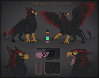animal_genitalia animal_penis balls beak black_body black_feathers blue_eyes claws equine_genitalia equine_penis feathers feral genitals gold_beak green_eyes hybrid_genitalia hybrid_penis knot knotted_equine_penis knotted_penis male markings penis red_body red_feathers red_markings runes sheath solo tail text wings dead.akira mythology avian fantasy_creature felid feline gryphon mammal mythological_avian mythological_creature english_text