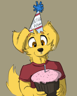 5_fingers anthro arm_tuft biped birthday birthday_cake black_nose black_outline black_text blush blush_face blush_lines blushy brown_clothing brown_eyebrows brown_eyes brown_shirt brown_t-shirt brown_topwear cake candle candlelight cheek_tuft closed_smile clothed clothed_anthro clothed_male clothing cupcake dessert dipstick_ears ear_markings ear_tuft eyebrows face_blush facial_tuft fingers fire floppy_ears fluffy fluffy_tail food front_view fully_clothed fully_clothed_anthro fully_clothed_male fur fur_tuft glistening glistening_eyes grey_background grey_blush grey_clothing grey_ear_tips grey_hat grey_headwear grey_text hand_tuft happy happy_birthday hat head_tuft headgear headwear holding_cake holding_cupcake holding_food holding_object humanoid_hands large_food light lit_candle looking_at_food looking_at_object looking_down male male_anthro markings monotone_body monotone_fur mouth_closed multicolored_ears neck_tuft number orange_ear_tips orange_eyebrows orange_eyes outline party_hat raised_eyebrows red_clothing red_shirt red_stripes red_t-shirt red_topwear shirt simple_background slim_anthro slim_male smile solo standing stripes t-shirt tail tan_background tan_eyes text text_on_clothing text_on_hat text_on_headwear topwear tuft wearing_hat wearing_shirt wide_eyed yellow_body yellow_ears yellow_fur yellow_hands yellow_tail yellow_tuft lennox wubs_(ushel) bird_dog canid canine canis domestic_dog golden_retriever hunting_dog labrador mammal retriever 2026 colored colored_sketch digital_drawing_(artwork) digital_media_(artwork) english_text half-length_portrait portrait shaded sketch