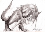 anal anal_penetration breasts canine crying demon dog female forced male mammal monochrome monster pain penetration penis rape themasterdramon tongue traditional_media uncolored
Rating: Explicit
Score: 5
User: TheMasterDramon1990
Date: April 02, 2014
