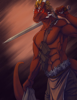 2014 abs anthro argonian bandolier biceps clothed clothing feathers half-dressed horn lizard loincloth looking_at_viewer male muscles otherwords pants pecs pose red_skin reptile sairaks scales scalie solo standing sword the_elder_scrolls the_elder_scrolls_v:_skyrim toned topless video_games weapon yellow_eyes
Rating: Safe
Score: 16
User: Cyrax
Date: December 08, 2014 2014 abs anthro argonian bandolier biceps clothed clothing feathers half-dressed horn lizard loincloth looking_at_viewer male muscles otherwords pants pecs pose red_skin reptile sairaks scales scalie solo standing sword the_elder_scrolls the_elder_scrolls_v:_skyrim toned topless video_games weapon yellow_eyes
Rating: Safe
Score: 16
User: Cyrax
Date: December 08, 2014