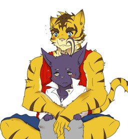 anthro biceps blush cat clothing duo feline hug male mammal morenatsu shin_kuroi shirt shorts sitting sweat tank_top tiger torahiko_ooshima
Rating: Safe
Score: 2
User: Lionxie
Date: January 22, 2015 anthro biceps blush cat clothing duo feline hug male mammal morenatsu shin_kuroi shirt shorts sitting sweat tank_top tiger torahiko_ooshima
Rating: Safe
Score: 2
User: Lionxie
Date: January 22, 2015