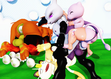 anal anal_penetration anthro balls belly big_belly clothing egg erection genitals group group_sex leggings legwear male male/male male_penetrated male_penetrating male_penetrating_male membrane_(anatomy) membranous_wings orange_body oviposition penetration penis pokemon_egg pregnant pregnant_male sex tail tail_fetish tail_in_ass tail_insertion tail_play tail_sex wings malicekira mythology nintendo pokemon charizard dragon felid generation_1_pokemon legendary_pokemon mammal meowth mew_(pokemon) mewtwo mythological_creature mythological_scalie pokemon_(species) scalie 3d_(artwork) digital_media_(artwork) hi_res