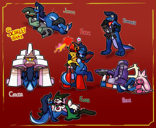 3_toes 4_fingers anthro anthro_on_anthro anthro_penetrated anthro_penetrating anthro_penetrating_anthro arm_grab ball_grab balls big_breasts big_butt big_nipples big_penis black_body black_clothing black_exoskeleton black_footwear black_helmet black_pawpads black_shoes blue_balls blue_body blue_clothing blue_hair blue_hat blue_headwear blue_penis blue_scales blush bodily_fluids bottomwear breast_play breasts butt claws clothed clothed_male clothing cum cum_from_vagina cum_in_vagina cum_inside cum_on_penis cum_splatter cunnilingus cute_fangs digitigrade dominant dominant_female dominant_humanoid duo entwined_tails erection exoskeleton eyes_closed eyewear fangs feet female female_on_top female_penetrated finger_claws fingerless_gloves fingers fist footwear from_front_position fully_clothed fur genital_fluids genitals glans glasses gloves gloves_(marking) green_body green_clothing green_fur green_gloves green_handwear green_mask green_scales green_scarf grey_body grey_exoskeleton grey_eyes grey_eyewear grey_glasses hair half-closed_eyes hammer hand_holding handwear hat headgear headwear heart_symbol holding_object holding_weapon hug humanoid_genitalia humanoid_on_anthro humanoid_penis interspecies kerchief kissing larger_anthro larger_female larger_male larger_sub leg_grab legs_up looking_at_another looking_down looking_pleasured lying male male/female male_on_bottom male_penetrating male_penetrating_female markings missionary_position mostly_nude motion_lines narrowed_eyes necktie nipples nude on_back on_bottom on_front on_one_leg on_top open_mouth oral orange_body orange_bottomwear orange_clothing orange_eyes orange_markings orange_pupils orange_scales orange_sclera orange_shorts orange_vulva pawpads penetration penis pink_body pink_glans pink_hair pink_nipples pink_nose pink_pawpads pupils purple_eyes purple_sclera pussyjob rear_view red_clothing red_footwear red_helmet red_kerchief red_necktie red_socks red_vulva reverse_stand_and_carry_position saliva saliva_string scales scarf sex shoes shorts sitting size_difference smaller_anthro smaller_female smaller_male smaller_penetrated smile socks speech_bubble spikes spikes_(anatomy) standing standing_sex submissive submissive_anthro submissive_male tail tail_around_leg tail_coil tan_body teeth thick_thighs thigh_grab thigh_sex tight_fit titfuck toe_claws toes tongue tongue_out tools vaginal vaginal_penetration vulva weapon white_body white_claws white_clothing white_exoskeleton white_eyes white_footwear white_shoes white_socks yellow_body yellow_eyes yellow_sclera ultilix nintendo pokemon ulti_(ultilix) armarouge cyclizar elemental_creature felid feline garganacl generation_9_pokemon humanoid lizard lokix mammal meowscarada mineral_fauna pokemon_(species) reptile scalie tinkaton 2026 hi_res multiple_images