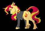 butt cutie_mark female feral hair horn multicolored_hair simple_background solo transparent_background two_tone_hair dvixie equestria_girls hasbro my_little_pony mythology sunset_shimmer_(eg) equid equine mammal mythological_creature mythological_equine unicorn 2015 alpha_channel