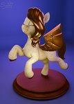 3d_(artwork) digital_media_(artwork) equid equine female feral figurine gold_(metal) hasbro hi_res horse mammal marble mlp_g5 my_little_pony mythological_creature mythological_equine mythology pegasus pipp_petals_(mlp) sculpture solo statue sunny_way wings zbrush_(artwork)