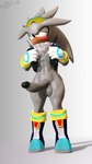 anthro balls big_penis blush chest_tuft clothed clothing eyewear eyewear_on_head genitals jacket looking_back male muscular muscular_male nipples penis skimpy solo sunglasses sunglasses_on_head topwear tuft artemissaturn sega sonic_the_hedgehog_(series) silver_the_hedgehog eulipotyphlan hedgehog mammal 3d_(artwork) 9:16 digital_media_(artwork) hi_res