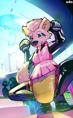anthro armwear aroused aroused_by_another aroused_face aroused_smile bdsm black_latex bodily_fluids clothed clothing crossdressing cybernetics cyberpunk cyberpunk_clothes dark_eyeshadow diaper diaper_fetish diaper_under_clothing dress exposed eyelashes eyeshadow femboy fur genital_fluids genitals glistening glistening_eyes gloves group hair half-closed_eyes handwear humiliation humiliation_fetish latex latex_armwear latex_clothing latex_dress latex_handwear latex_legwear latex_stockings latex_thigh_highs legwear machine makeup male narrowed_eyes open_mouth outside pink_latex public public_exposure public_use silhouette slutty_face smile solo_focus spread_arms spread_legs spreading stockings submissive sweat tail text thigh_highs tight_clothing tongue tongue_out topwear unclean_diaper urine used_diaper using_diaper wearing_diaper wet_diaper wetting wetting_diaper s4n cd_projekt_red cyberpunk_2077 fan_character canid canine felid feliform feline felis herpestid hyena mammal viverrid 5:8 absurd_res digital_media_(artwork) english_text hi_res