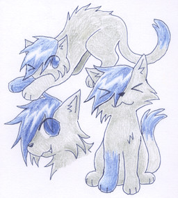 >w< ambiguous_feral ambiguous_gender ass_up cheek_tuft cute_fangs eye_through_hair eyes_closed facial_tuft fangs feral feral_with_hair front_view hair looking_aside one_eye_closed side_view simple_background sitting smile solo standing tail teeth translucent translucent_hair tuft teochronico icepaw_(monokaryon) domestic_cat felid feline felis mammal 2025 colored_pencil_(artwork) hi_res traditional_media_(artwork)