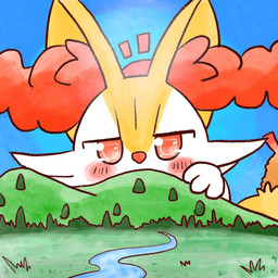 ambiguous_anthro ambiguous_gender anthro blush detailed_background food front_view grass landscape looking_at_viewer macro outside plant river shrimp_(food) sky solo sun tree annyui0611 nintendo pokemon braixen canid generation_6_pokemon mammal pokemon_(species) 1:1 2022 digital_drawing_(artwork) digital_media_(artwork) headshot_portrait japanese_description portrait translated_description