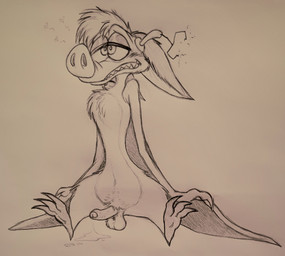 3_toes antenna_wire arm_support aroused aroused_face backward_arm_support ball_tuft balls belly big_ears biped blush bodily_fluids chest_tuft claws clenched_teeth crotch_tuft cum cum_drip cum_on_ground dark_ears dark_feet dark_wings dazed dripping dripping_penis ears_back ears_down ejaculation electrocution erection fangs feet feral foreskin genital_fluids genitals hair half-closed_eyes head_tuft heart_symbol humanoid_genitalia humanoid_penis knee_tuft leaf_nose leaking leaking_cum leaking_penis leg_tuft looking_pleasured male membrane_(anatomy) membranous_wings narrowed_eyes navel nude orgasm_face pecs penis pent_up pivoted_ears pose pubes sharp_teeth sitting snout soles teeth toe_claws toes tuft wings wire zenikat ferngully batty_koda bat mammal megabat 2025 graphite_(artwork) hi_res monochrome pinup sepia sketch traditional_media_(artwork)