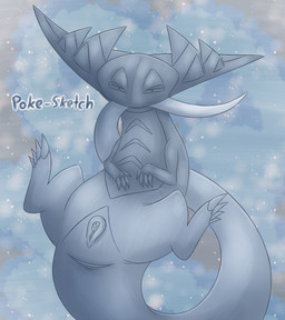 butt female feral genitals solo tail vulva wet mel21-12 mythology nintendo pokemon dragapult dragon generation_8_pokemon ghost mythological_creature mythological_scalie pokemon_(species) scalie spirit absurd_res hi_res