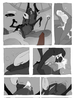 after_bestiality after_orgasm after_sex anthro anthro_on_feral anthro_penetrated arthropod_abdomen arthropod_abdomen_genitalia arthropod_abdomen_penis bestiality biped black_body blush blush_lines bodily_fluids cowgirl_position cum dialogue dominant dominant_female duo erection eyes_closed female female_anthro female_dominating_male feral feral_penetrating feral_penetrating_anthro flaccid_after_cumming from_front_position fucked_to_exhaustion genital_fluids genitals half-erect heart_symbol horn insect_wings internal internal_vaginal large_penetration larger_feral larger_sub leaking_cum looking_pleasured male male/female male_feral on_bottom on_top penetration penis segmented_body sex size_difference smaller_anthro smaller_penetrated speech_bubble submissive wings justdog hollow_knight:_silksong hollow_knight_(franchise) team_cherry hornet_(hollow_knight) styx_(hollow_knight:_silksong) arachnid arthropod insect spider 2026 comic hi_res