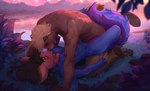 anthro anthro_on_anthro anthro_penetrated anthro_penetrating anthro_penetrating_anthro areola blue_body blue_fur blue_tail breasts brown_body brown_fur brown_hair duo female female_penetrated fur hair lying male male/female male_penetrating male_penetrating_female nipples on_back open_mouth outside penetration penile penile_penetration penis_in_pussy sex tail teeth tongue vaginal vaginal_penetration lynncore beaver mammal rodent 2025 digital_media_(artwork)
