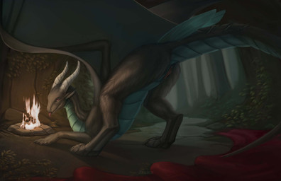 ass_up bedroom_eyes black_body black_claws black_fur blep blue_body blue_scales butt claws female feral fur genitals horn membrane_(anatomy) membranous_wings narrowed_eyes pink_eyes pink_vulva presenting presenting_vulva scales seductive solo tongue tongue_out ventral_scales vulva white_horn wings conditional_dnp ztalex mythology dragon furred_dragon furred_scalie mythological_creature mythological_scalie scalie hi_res