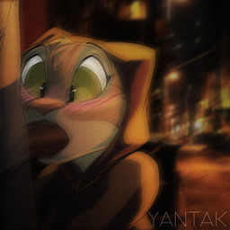 anthro big_eyes big_iris biped black_eyebrows blurred_background blush blush_lines brown_clothing brown_hoodie brown_penis brown_topwear city city_background clothed clothed_anthro clothed_female clothed_male clothed_sex clothing countershade_face countershade_neck countershading duo erection eyebrows faceless_character faceless_male fellatio female female_anthro female_focus fur fur_tuft genitals green_eyes head_tuft hood hood_up hoodie iris male male/female multicolored_body multicolored_fur night oral penile penis penis_in_mouth pink_nose public public_sex pupils sex sucking tan_body tan_clothing tan_fur tan_topwear tan_tuft teeth text topwear tuft white_body white_countershading white_fur white_sclera white_text yantak domestic_cat felid feline felis mammal 1:1 artist_name shaded