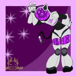3_eyes ambiguous_gender exosuit fluid_suspension food gesture hand_feet hand_gesture injector multi_eye parasite robot_ears slim solo spacesuit v_sign monstermotif bv0725 1:1 hi_res nonbinary_(lore)