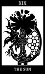 1_wing 2016 back_wings bald biped black_and_white black_border bloodborne border card digital_drawing_(artwork) digital_media_(artwork) emaciated english_text fromsoftware front_view hi_res humanoid kos_parasite major_arcana male membrane_(anatomy) membranous_wings missing_eye monochrome number orphan_of_kos_(bloodborne) pain parasite portrait ribs roman_numeral silhouette simple_background solo sony_corporation sony_interactive_entertainment standing sun sunnyclockwork tarot tarot_card text the_sun_(tarot) three-quarter_portrait trypophobia undead white_background white_text winged_humanoid wings