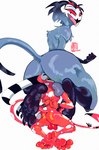 4_toes anal anus arms_tied balls barefoot big_butt big_feet bodily_fluids bound butt cum duo feet foot_fetish foot_focus foot_play footjob forced forced_rimming genital_fluids genitals hands_behind_back horn humanoid_feet kneeling looking_back looking_down looking_down_at_partner male male/male nude oral penis plantigrade rear_view rimming sex simple_background size_difference soles sweat sweatdrop tail toes tongue xdarkspace helluva_boss blitzo_(helluva_boss) stolas_(helluva_boss) animal_humanoid avian bird demon humanoid imp owl owl_demon digital_media_(artwork) hi_res