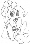 body_sushi cake curled_hair dessert female feral food food_fetish food_play genitals hair looking_at_viewer nipples pussy quadruped sitting solo spread_legs spreading tail teats tg-0 friendship_is_magic hasbro my_little_pony pinkie_pie_(mlp) earth_pony equid equine horse mammal pony monochrome