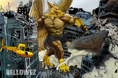 4_toes 5_fingers abs aircraft anthro balls balls_outline beak biceps biped boxer_briefs brown_body brown_fur building building_destruction bulge city city_background city_crushing city_destruction cityscape claws clothed clothing crush destruction detailed_bulge erection erection_under_briefs erection_under_clothing feathered_wings feathers feet finger_claws fingerless_gloves fingers fur genital_outline genitals gloves handwear helicopter house humanoid_genitalia humanoid_penis macro macro_anthro macro_male male muscular muscular_anthro muscular_male open_mouth outside paws pecs penile penis penis_outline rampage sky smile smoke solo stomping tail toe_claws toes topless underwear vehicle wings bellowez mythology carpo avian gryphon mythological_avian mythological_creature