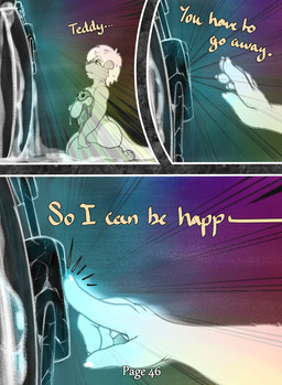 anthro big_butt bodily_fluids butt chest_(container) claws close-up crying cum cum_pool fur genital_fluids grey_eyes hair half-closed_eyes holding_object holding_plushie holding_teddy_bear inside kneeling lock male narrowed_eyes nude otter_tail pawpads plushie rainbow rainbow_lights sad side_view solo tears teddy_bear text thick_thighs young young_anthro young_male dasherslash andy_(dasherslash) mammal mustelid otter 2026 comic digital_media_(artwork) english_text hi_res