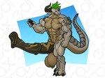 animal_genitalia animal_penis anthro balls big_balls big_penis black_horn black_penis brown_balls brown_nipples cellphone curled_horn digitigrade ear_piercing electronics equine_genitalia equine_penis erection facial_piercing genitals green_hair hair holding_object horn huge_balls huge_muscle huge_penis hyper hyper_balls hyper_genitalia hyper_penis male nipples nose_piercing nose_ring nude penis phone piercing ring_piercing smartphone solo vein veiny_penis edrax mythology dragon mythological_creature mythological_scalie scalie 2023 hi_res