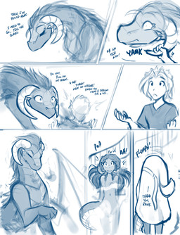 clothed clothed_male clothing convenient_censorship dialogue duo exhausted female feral flat_chested group horn horn_grab male membrane_(anatomy) membranous_wings navel offscreen_character robe standing steam_censorship text wardrobe_malfunction wide_eyed wings conditional_dnp tom_fischbach mythology twokinds database_error_(twokinds) madam_reni_(twokinds) animal_humanoid dragon dragon_humanoid horned_humanoid human humanoid hybrid mammal mythological_creature mythological_scalie scalie 2026 english_text monochrome sketch