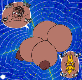 anthro astronomical_hyper big_breasts big_butt blush bodily_fluids breast_expansion breast_squish breasts brown_body brown_fur bubble_butt butt butt_expansion butt_squish curvy_figure duo expansion eyelashes fangs female femboy fur hourglass_figure huge_breasts huge_butt hyper hyper_breasts hyper_butt logo looking_pleasured male nipples nude one_eye_closed onomatopoeia orange_body orange_fur quill_hair sex small_waist sound_effects spherical_breasts squish sweat sweatdrop teeth text wasp_waist wide_hips thatdawgmurray illumination_entertainment sing_(movie) ash_(sing) murray_(thatdawgmurray) canid canine canis domestic_dog mammal porcupine rodent aliasing artist_logo artist_name digital_media_(artwork) hi_res signature