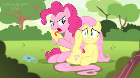 duo feet female foot_fetish foot_lick foot_play hoof_fetish hoof_lick hooves licking mane pink_body pink_mane tongue yellow_body metalhead97 friendship_is_magic hasbro my_little_pony fluttershy_(mlp) pinkie_pie_(mlp) equid equine horse mammal pony absurd_res hi_res