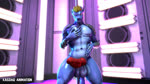 5_fingers anthro balls barazoku between_legs big_balls big_penis blonde_hair blowing_kiss blue_balls blue_body blue_claws blue_scales bouncing_balls bouncing_penis claws dancing erection finger_claws fingers genitals grey_body grey_scales hair hand_on_belly hand_on_chest head_spikes helicopter_motion huge_balls huge_penis inside knot leaning leaning_backward legs_around_pole looking_at_viewer male multiple_poses muscular muscular_anthro muscular_male music pelvic_thrust penis penis_towards_viewer pole pole_between_legs pole_dancing pose presenting presenting_penis red_knot red_penis ribbed_penis scales seductive solo spikes spikes_(anatomy) spread_legs spreading stripper_pole tail tattoo thick_thighs thrusting yellow_body yellow_scales kasdaq sound_warning european_mythology mythology jaren_(foxyrexy) dragon mythological_creature mythological_scalie scalie western_dragon 16:9 2021 3d_(artwork) 3d_animation animated digital_media_(artwork) hi_res high_framerate huge_filesize short_playtime sound webm widescreen