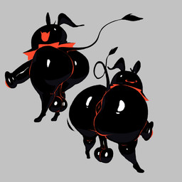 anthro anus balls big_butt big_penis black_body butt genitals huge_butt huge_hips huge_penis huge_thighs humanoid_genitalia looking_at_viewer male nude penis saggy_balls solo tail thick_thighs wide_hips conditional_dnp kinkykong deltarune undertale_(series) shadow_mantle_(deltarune) shadow_creature 1:1 absurd_res hi_res
