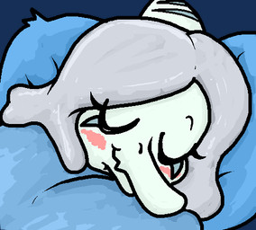 anthro bed blue_body blush chibi female furniture grey_hair hair long_hair long_snout simple_background sleeping snout solo transparent_background unknown_artist cavemanon_studios goodbye_volcano_high ko_op_(game_developer) snoot_game fang_(gvh) prehistoric_species pterosaur reptile scalie alpha_channel reaction_image