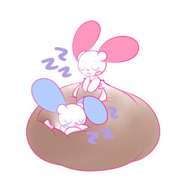 ambiguous_gender clothing diaper duo excessive_feces eyes_closed feces feral hyper hyper_feces nuzzling scatplay simple_background sleeping sound_effects vowelless vowelless_sound_effect white_background white_diaper zzz sir-dancalot nintendo pokemon generation_3_pokemon minun plusle pokemon_(species)