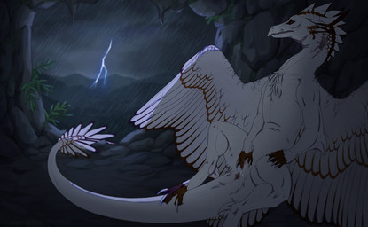 anus brown_body brown_fur brown_horn cave claws female feral fingering fingering_self fur horn masturbation pink_anus pink_vulva solo vaginal vaginal_masturbation white_body white_claws white_fur white_horn skoren mythology irida_(anton_maximov) dragon furred_dragon furred_scalie mythological_creature mythological_scalie scalie hi_res